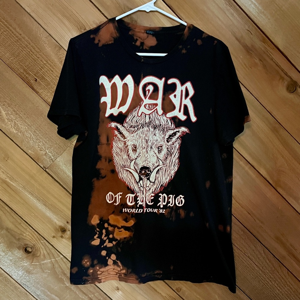 War of the Pig Band / Concert T-Shirt, Size Large, Vintage